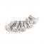 Stainless Steel 304 mushroom Hex Socket Round Head Screw button head bolt ISO7380