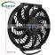 12V 12 inch Motor Engine Radiator Oil Cooler Cooling Electric Pull Push Fan Radiator Engine Slim Cooling Fan Universal ABS Steel