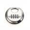 Cheap hot sale good quality high security 70mm round disc combination padlock