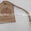 Hot seling custom kraft paper hang tag , jeans hang tag