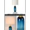 Blue ocean colored glaze glass vase lamp shade bed room lighting table lamp