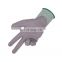 HANDLANDY HPPE Glassfiber Level 5 Cut Resistant Gloves PU Coated Work Gloves Construction Gloves