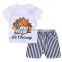 Baby Boys Sets Summer, Girls Clothes Sets Short Sleeve T-shirt+Short Pants Cotton Sports Suits Cartoon Shark Children Clothing/