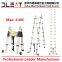 Dleat 1.6m+1.6m Double Aluminum Telescopic Ladder With EN131