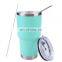 30 oz custom blank sublimation stainless steel insulated vacuum tumbler with straw