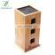 Unique bamboo Knife Block Holder Knives Storage Organizer