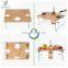 Portable and Foldable Wine and Snack Table for Picnic Outdoor on The Beach Park or Indoor Bed-2 Positions