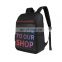 2021 Newest wifi control Smart human Walking advertising Led backpack custom DIY dynamic LED display Backpack