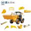 Hengwang urban construction backhoe HW15-26 mini tractor front loader mini excavator with loader for sale