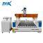 SENEK CNC Router 4 Axis 50*100 INCH Marble Stone Monument  Milling Machine with Rotary Axis