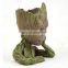 Amazon Hot Wholesale Ornaments Promotional Gifts Pvc Groot Pen Holder Groot Flower Pot