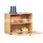Eco Friendly Multi-purpose Nordic Style Household Fiber Bamboo Bread Storage Box Pantry Organizer Kitchen & Tabletop