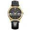 SINOBI Classic Men's Watch Calendar Function 316L Stainless Steel Watch Genuine Leather Strap Watches Relogio 1232G
