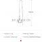 1PC Ear Clip Long Tassel Earrings for Women 2021 Zircon Ear Cuff Earring Ear Line Fashion Jewelry Gift