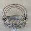 Willow Wicker Garden Flower Pots For Plants Wholesale Eco Friendly
