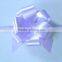 hot sales purple pom pom pull bows made of solid ribbon for valentine`s present packing