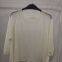 women's big round neck pullover  solid color white