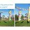 Combo Flag Pole：Sharkfin Teardrop Feather Rectangle Flag Stand Versatile Advertising Display for Events & Promotions