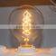 b22 40/60w 125*175mm antique led edison style light bulbs g125 spiral led pendant lihgt