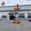 18m small mobile hydraulic scissor lift/mini hydraulic mobile scissor lift table