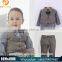 2015 100%cotton children clothing set european boys school suit 4pcs boys clothing set