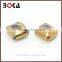 // Hot Sale golden border square shape fancy glass // crystal stones rhinestone glass stone //