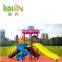 2015 Hot-sale Kids Outdoor Amusement Playground Equipment Long Plastic Slide