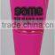 Custom Party suppluy cup with straw/Lumo Tumbler 500ml Blow Moulded Wrap Around Straw Pink