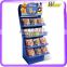 8 years factory lunchbox cardboard display stand ,luggage compartment display