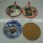 Round decorative with rope ceramic trivets