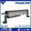 72w led flashing strobe lights 10-30v remote control IP67 amber led light bar, led car headlight