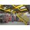 pallet shutte system on mezzanine rack floor