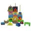 Colorful Kids Wooden Stacking City Printing Blocks Toys