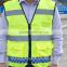 reflective safety Yellow Reflecting Vest Security Guard reflective vest