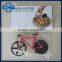 Bike Bicycle Pizza Cutter Slicer Stainless Steel Blade Non Stick Wheels