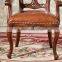 Dining Room European Vintage Genuine Leather Chair