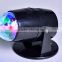 2016 new mini 3 LED RGB Rotating Crystal party Spot Light Bulb Lamp