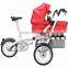 European 3-In-1 Folding Bicycle Factory Mother Baby 2 In 1 Baby Stroller Bike Trailer