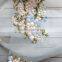 Amazing multi-color lace fabric floral organza fabric for african lace