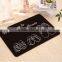 high quality new design flower floor mat