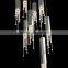 Hot selling hotel crystals hanging lights for modern decorative