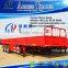 own factory 3 Axles Cargo Side Wall Open Flatbed Semi Trailer with Pannel for sale / Concrete price for trailer trader