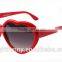 Vintage 60's Retro Red/Black Heart Shaped Sunglasses