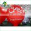 Giant Red Customized Floating Advertising Decor Inflatable Helium Balloon with Banner
