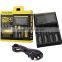 Free Shipping!!! Nitecore D4 charger 4 bay 18650 charger Nitecore D4 intelligent I2 I4/D4 New Nitecore charger