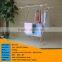stainless stee retractablel coat pipe clothes hanger with wheels