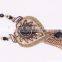 Unique chain Jewelry gold antique Tassels Necklace Fancy Big Heart Pendant Necklace GJ-094