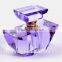 2015 New design purple design best seller factory directly sale luxury design crystal perfumn bottle