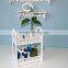 2016 hot sale large laundry basket for promotional white basket handle storage basket save space