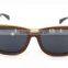 Custom high quality Skateboard Wood sunglasses with acetate tips